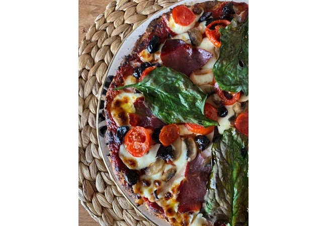 Karnabahar Pizza Gluten Free And Keto